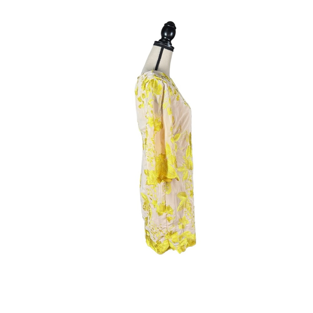 Dress The Population Paige Embroidered Floral Shift Dress New With Tags - Picture 3 of 5